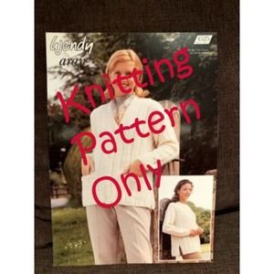 New Wendy 4525 Tunic and Pullover Cardigan Sweater Knitting Pattern